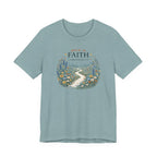 Walk in Faith (2 Corinthians 5:7  Botanical Block Print Tee)