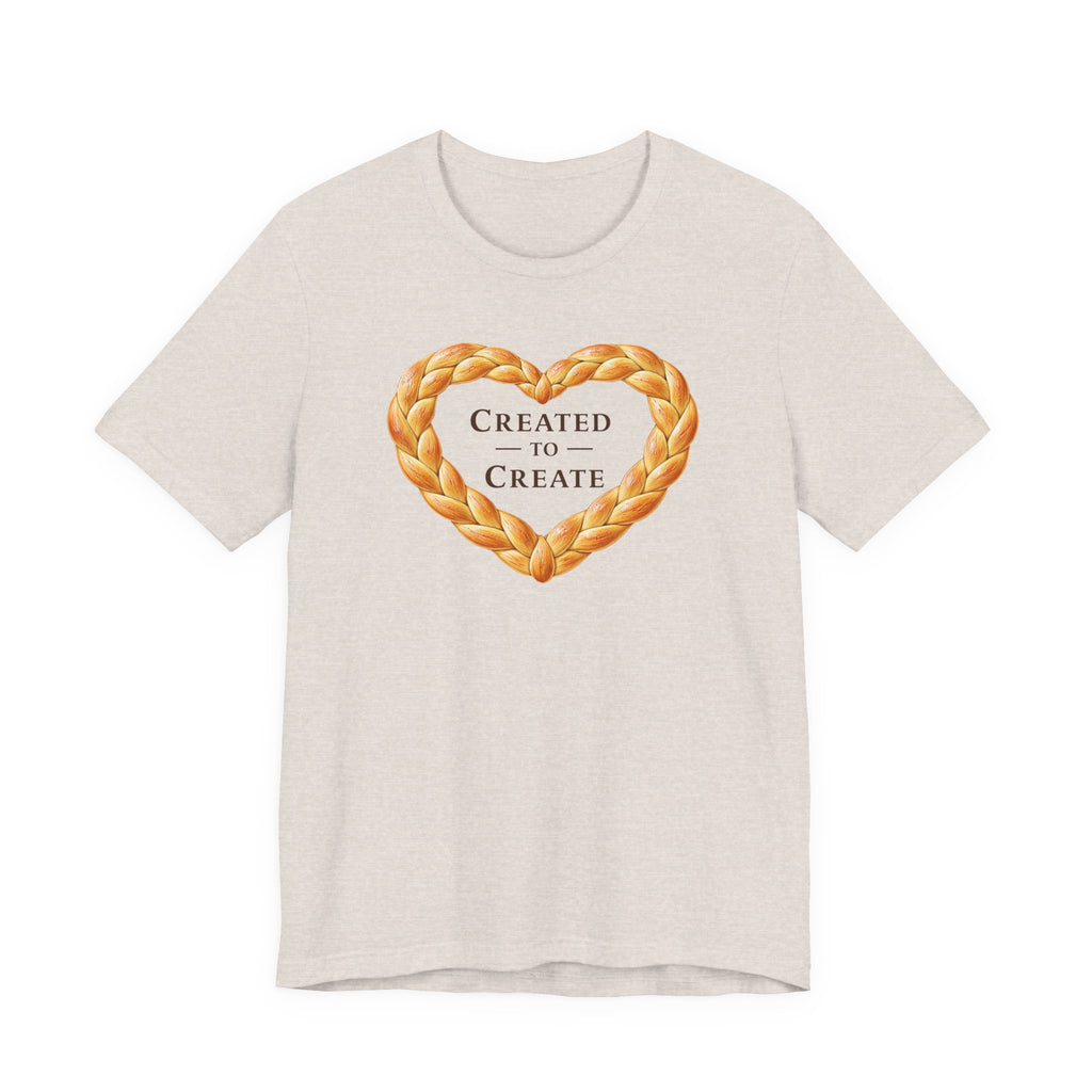 Created to Create (Christian Bakers Heart Tee)