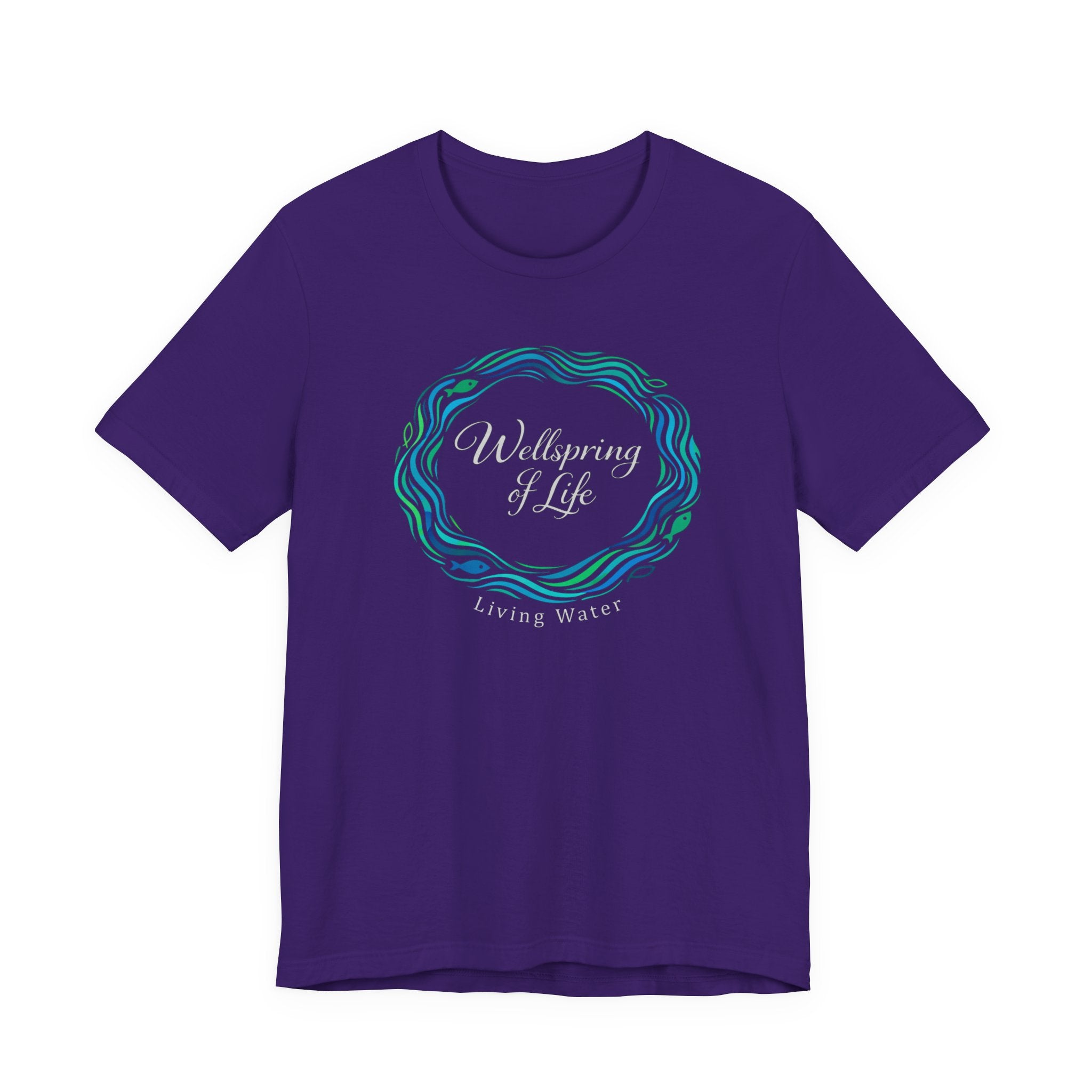 Wellspring .... Living Water (Dark Colored Christian Tee)