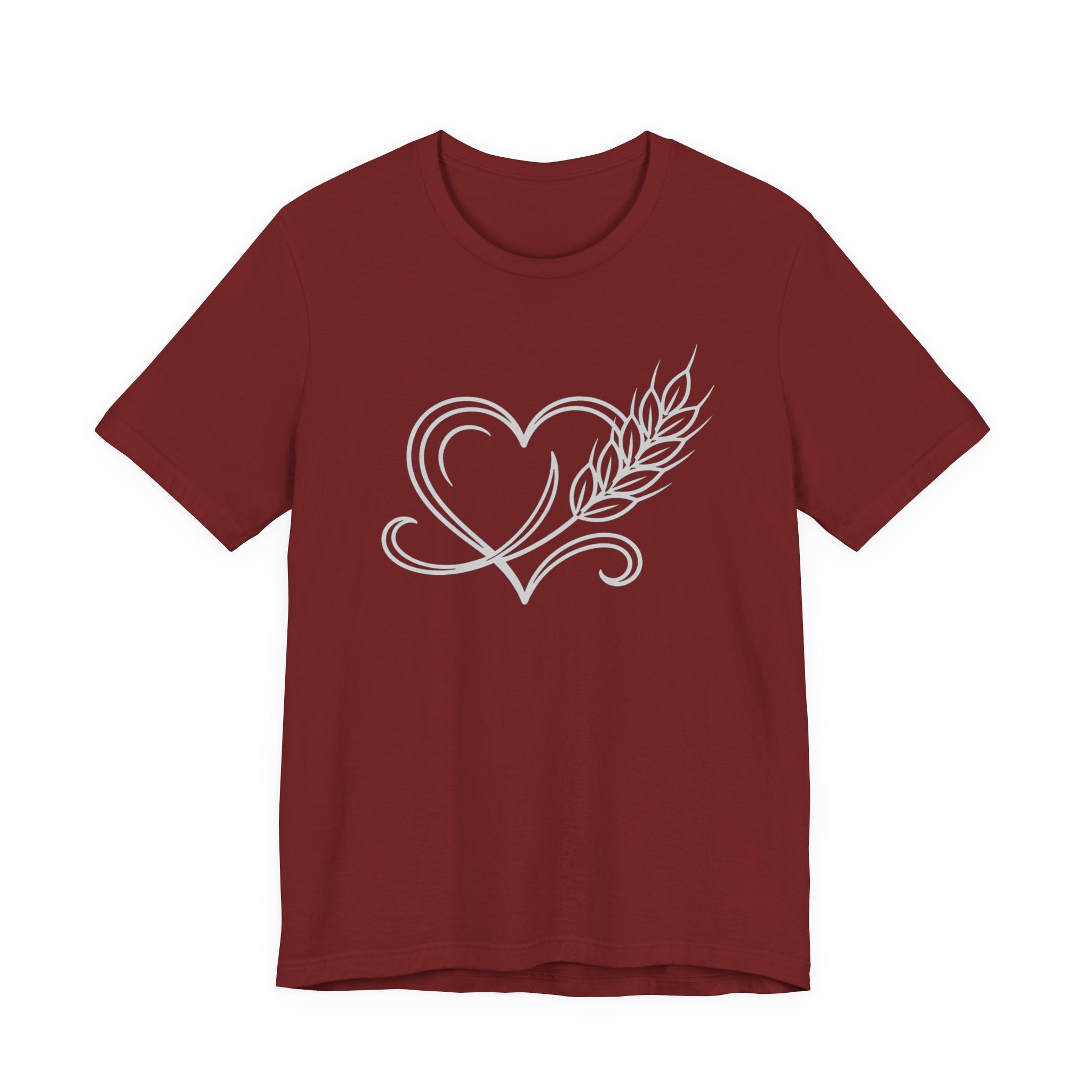 Heart Wheat (Love Baking Tee - Dark Colors)