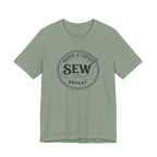 Prayer + Coffee + Sew Repeat (Christian Sewing Tee)