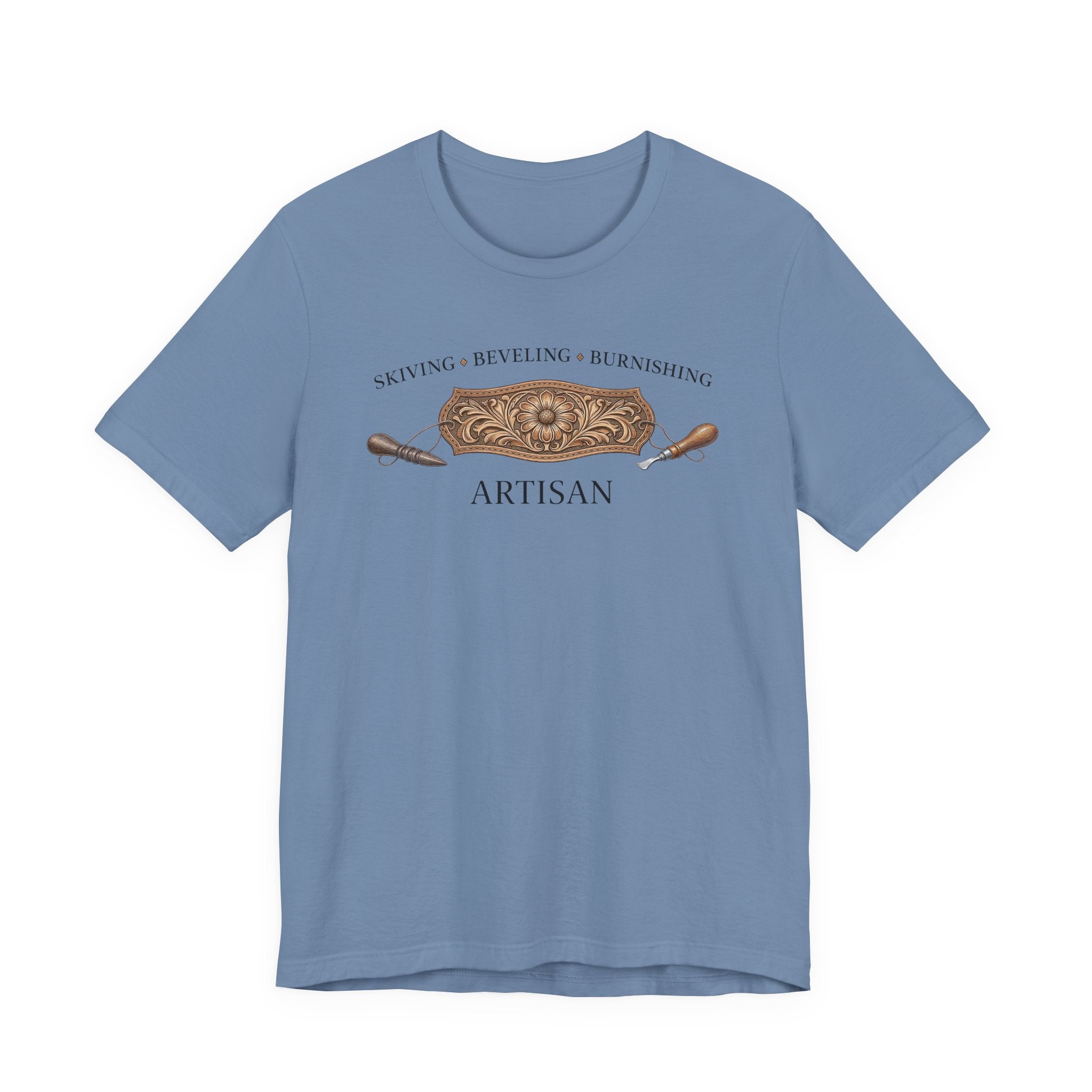 Skiving Beveling Burnishing Artisan (Leatherworker Tee)
