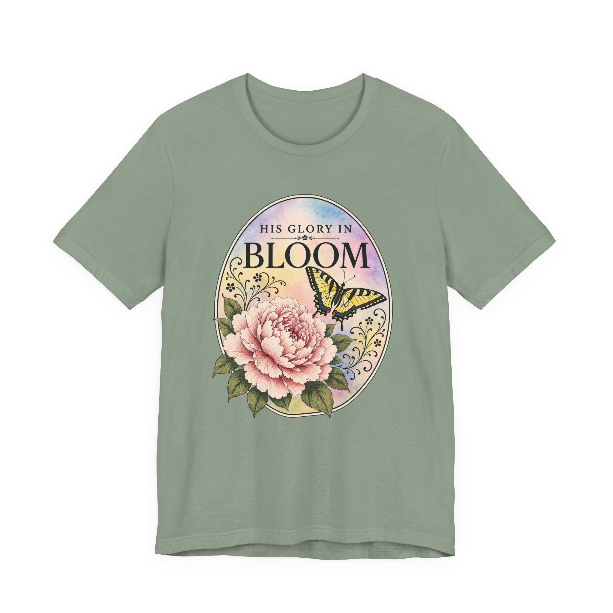 His Glory In Bloom (Christian Tee)
