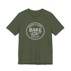 Prayer + Coffee + Bake + Repeat (Christian Tee in Dark Colors)