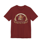 Crafted with a Purpose (Leather Working Christian Tee in Dark Colors)