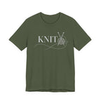 I Knit (Knitting Tee - Dark Colors)