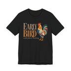 Early Bird With Fabric Waiting (Sewing Tee)