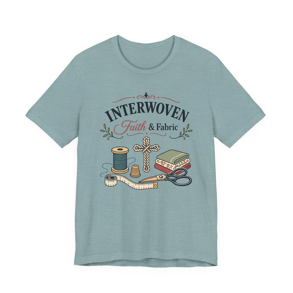 Interwoven Faith & Fabric (Christian Sewing Tee)