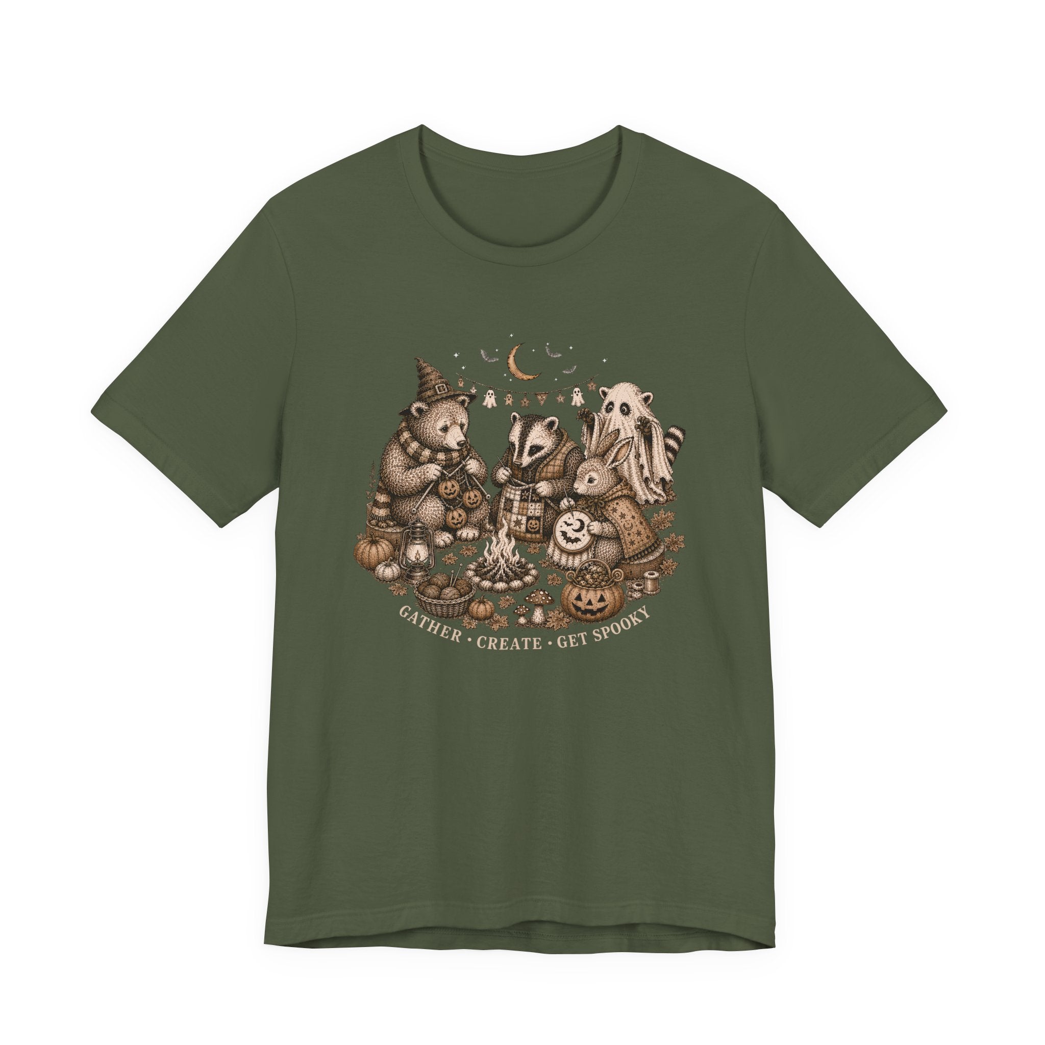 Forest Friends Halloween (Sewing Tee)