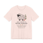 His Timing is Never Tangled (Christian Tee)