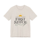 First Light First Stitch (Sewing Tee)