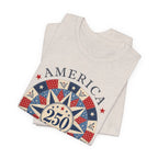 America 250 Quilt Star (Patriotic Quilting Tee)