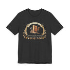 Crafted with a Purpose (Leather Working Christian Tee in Dark Colors)
