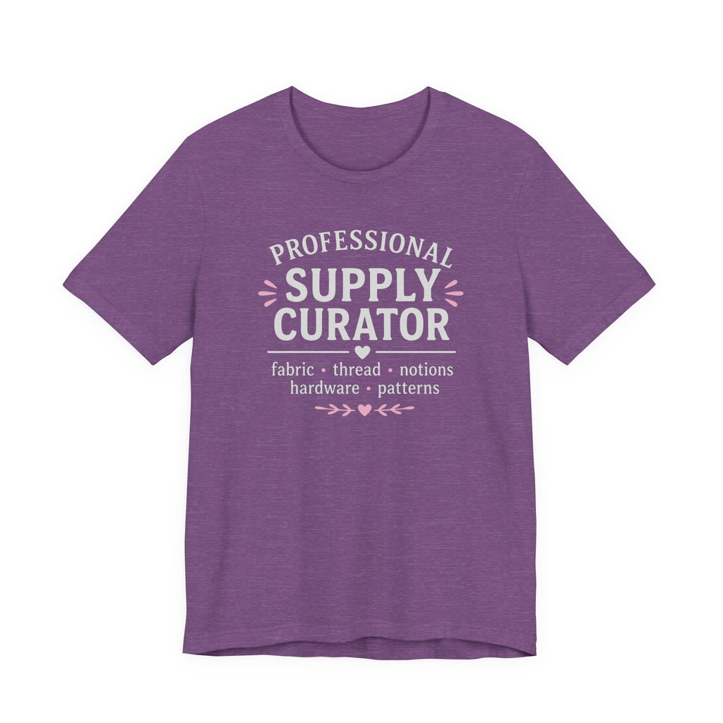 Professional Supply Curator (Sewing Lovers Tee in Dark Colors)