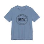 Prayer + Coffee + Sew Repeat (Christian Sewing Tee)