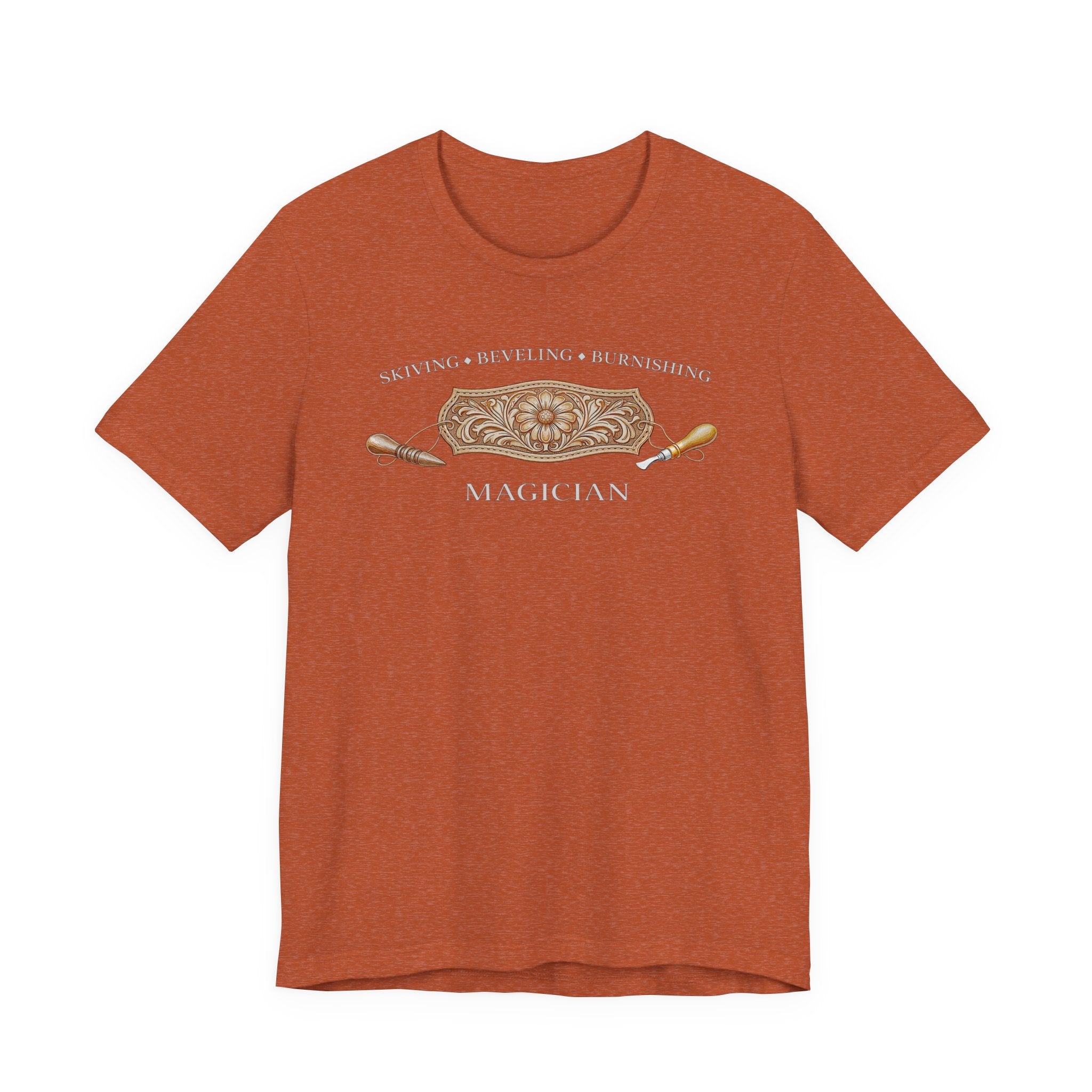 Skiving Beveling Burnishing Magician (Dark Tee)
