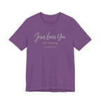 Jesus Loves You I'm Trying (John 13:34 Tee - Dark Colors)