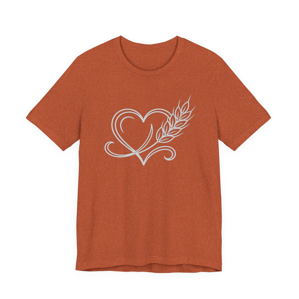 Heart Wheat (Love Baking Tee - Dark Colors)