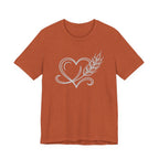 Heart Wheat (Love Baking Tee - Dark Colors)