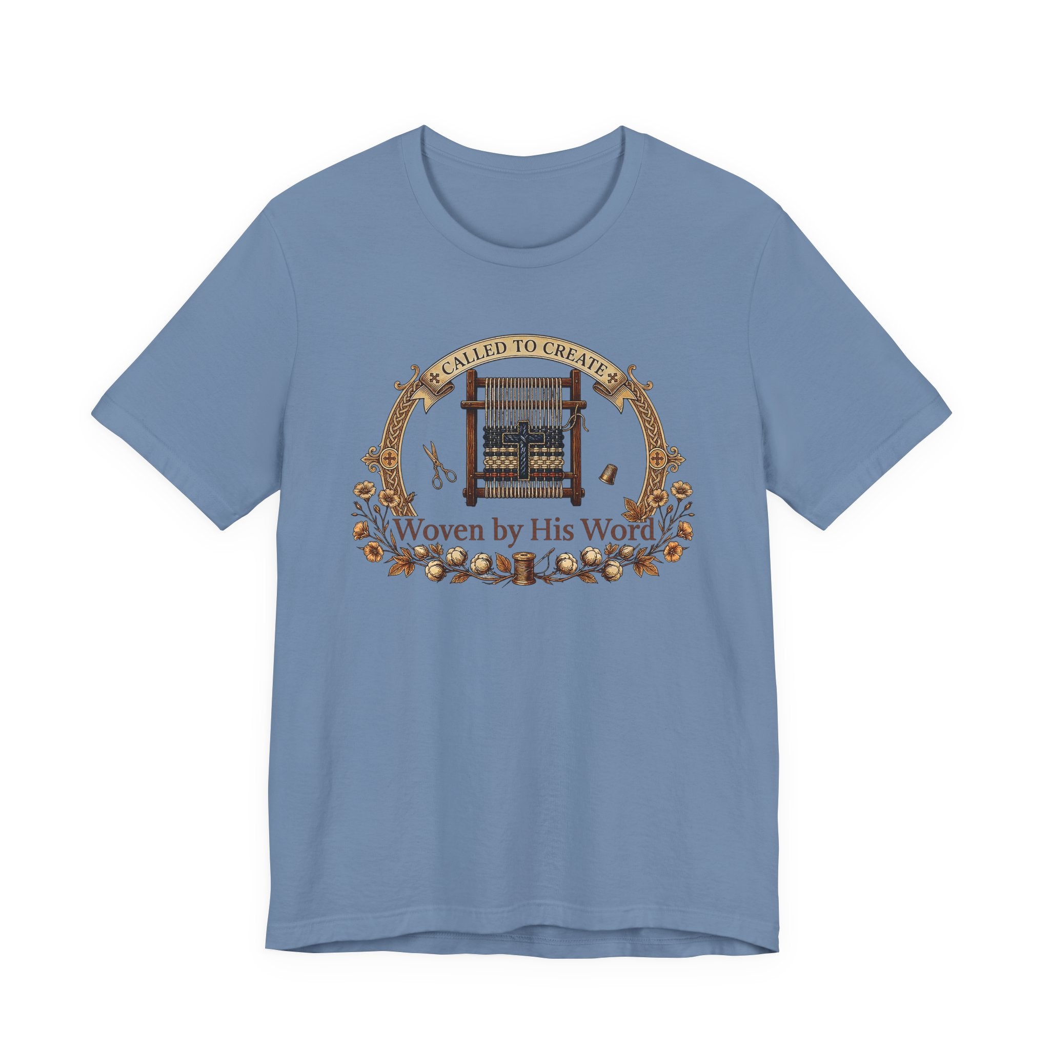 Woven by His Word (Christian Weaving Tee)