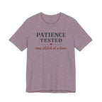 Patience Tested One Stitch at a Time (Sewing Tee)
