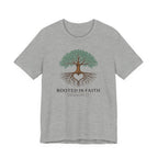 Rooted in Faith (Colossians 2:7 Christian Block Print)