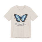 Be Made New Morpho Butterfly (Ephesians 4:22 Christian Tee)
