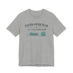Faith Over Fear And One More Row (Christian Crochet Tee)