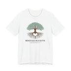 Rooted in Faith (Colossians 2:7 Christian Block Print)
