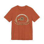Knitted by His Design (Knitting Lovers Christian Tee - Dark Colors)