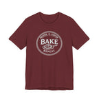 Prayer + Coffee + Bake + Repeat (Christian Tee in Dark Colors)