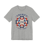 America 250 - Interlocking Hearts (Patriotic Quilting Tee)