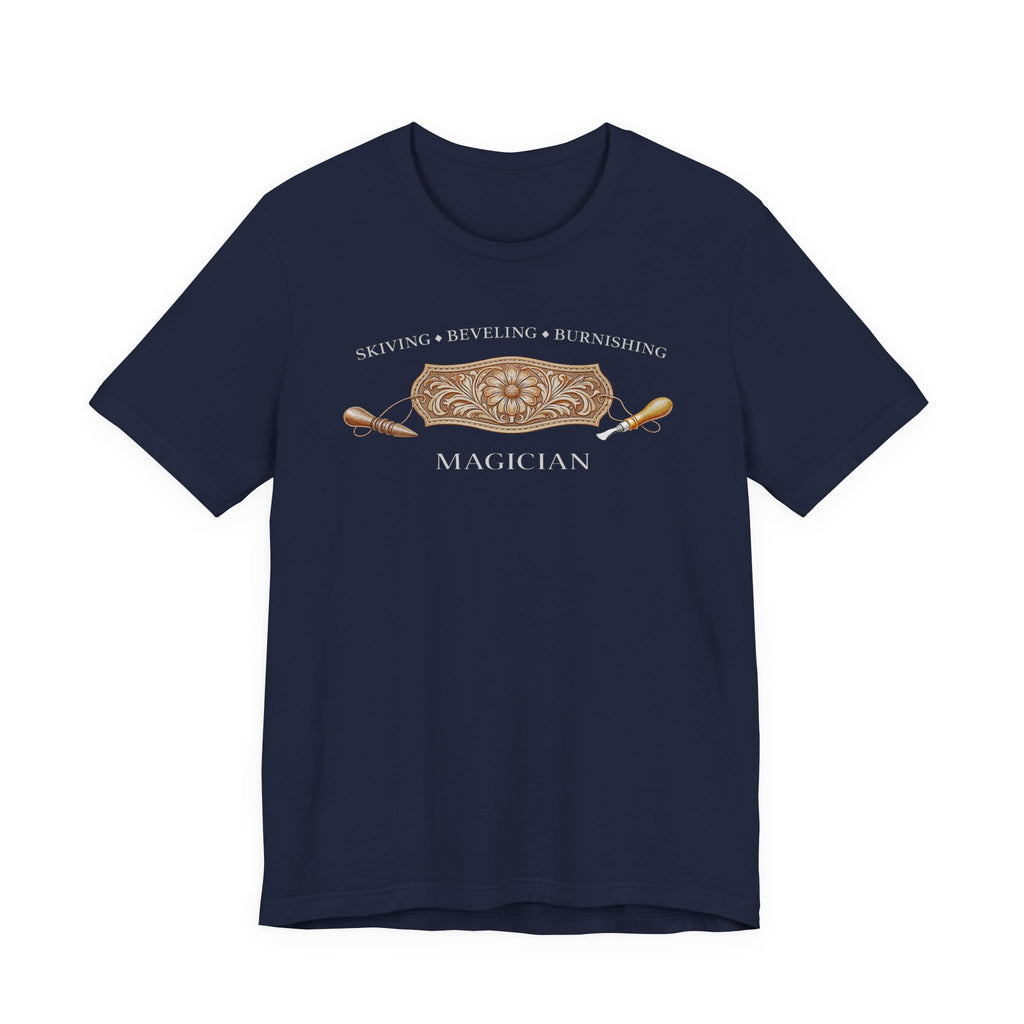 Skiving Beveling Burnishing Magician (Dark Tee)