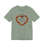 Created To Create (Christian Knitting Heart Tee)