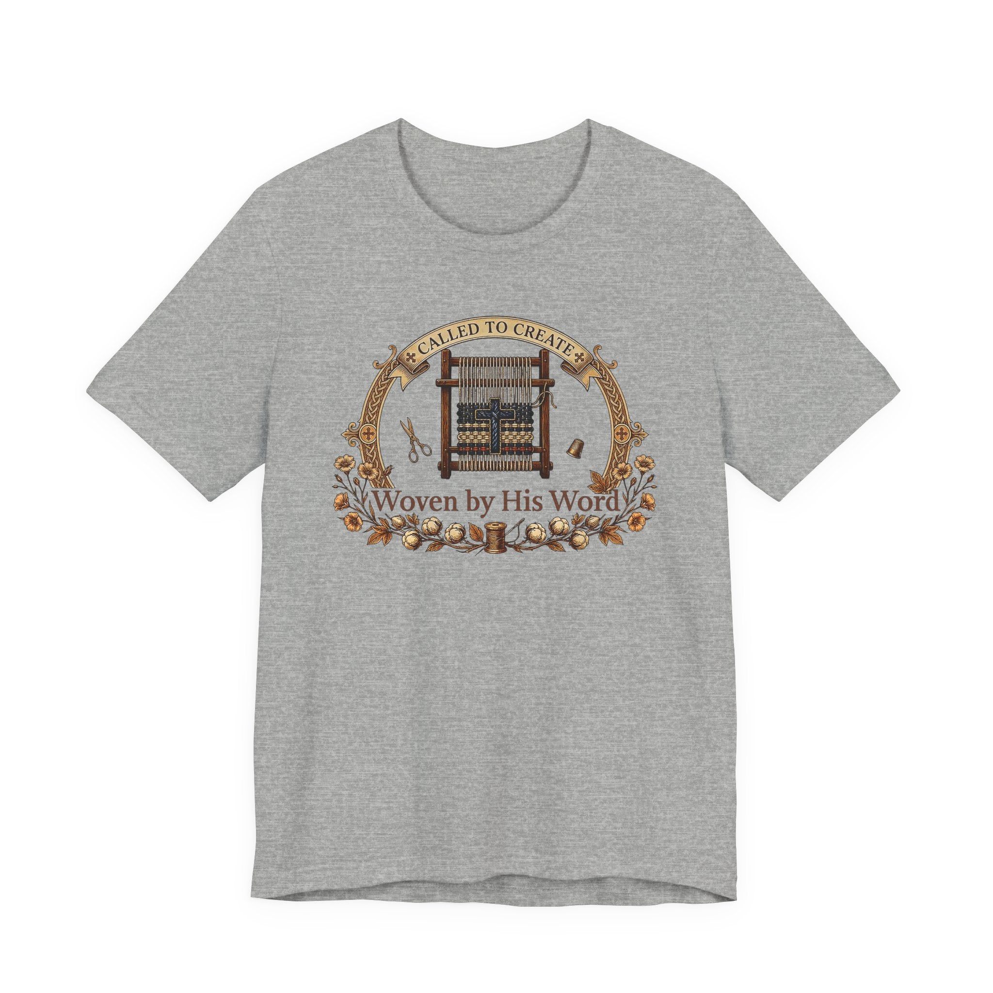 Woven by His Word (Christian Weaving Tee)
