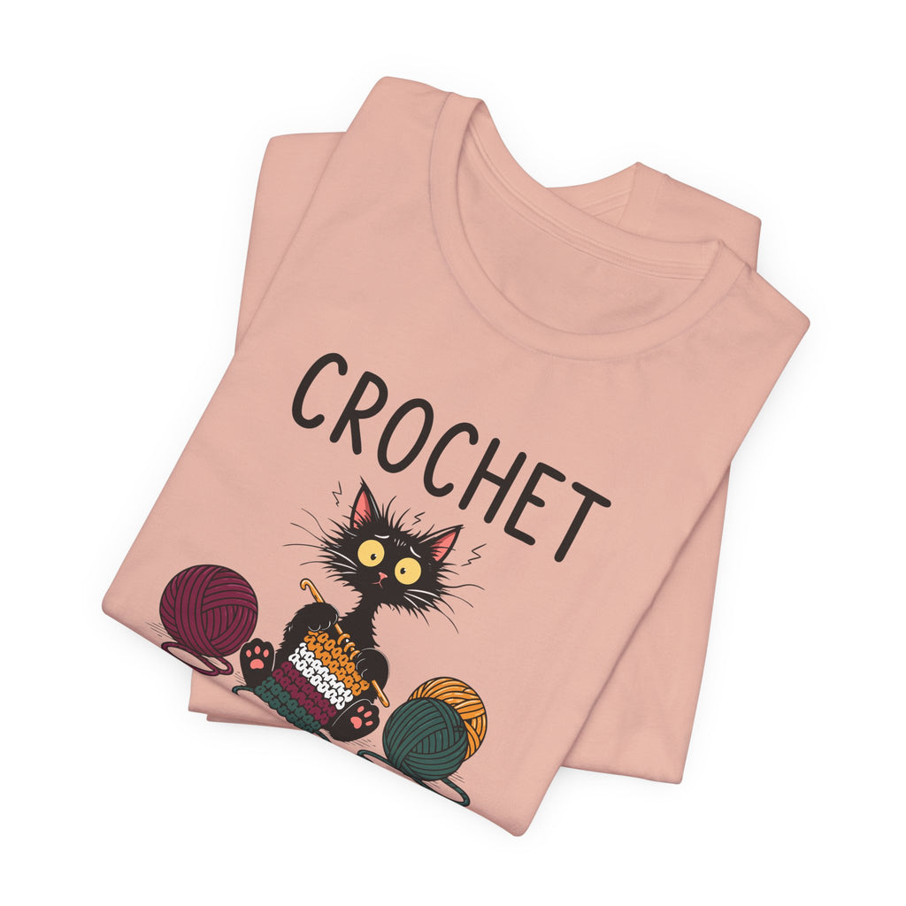 Crochet Because Murder is Wrong Tee