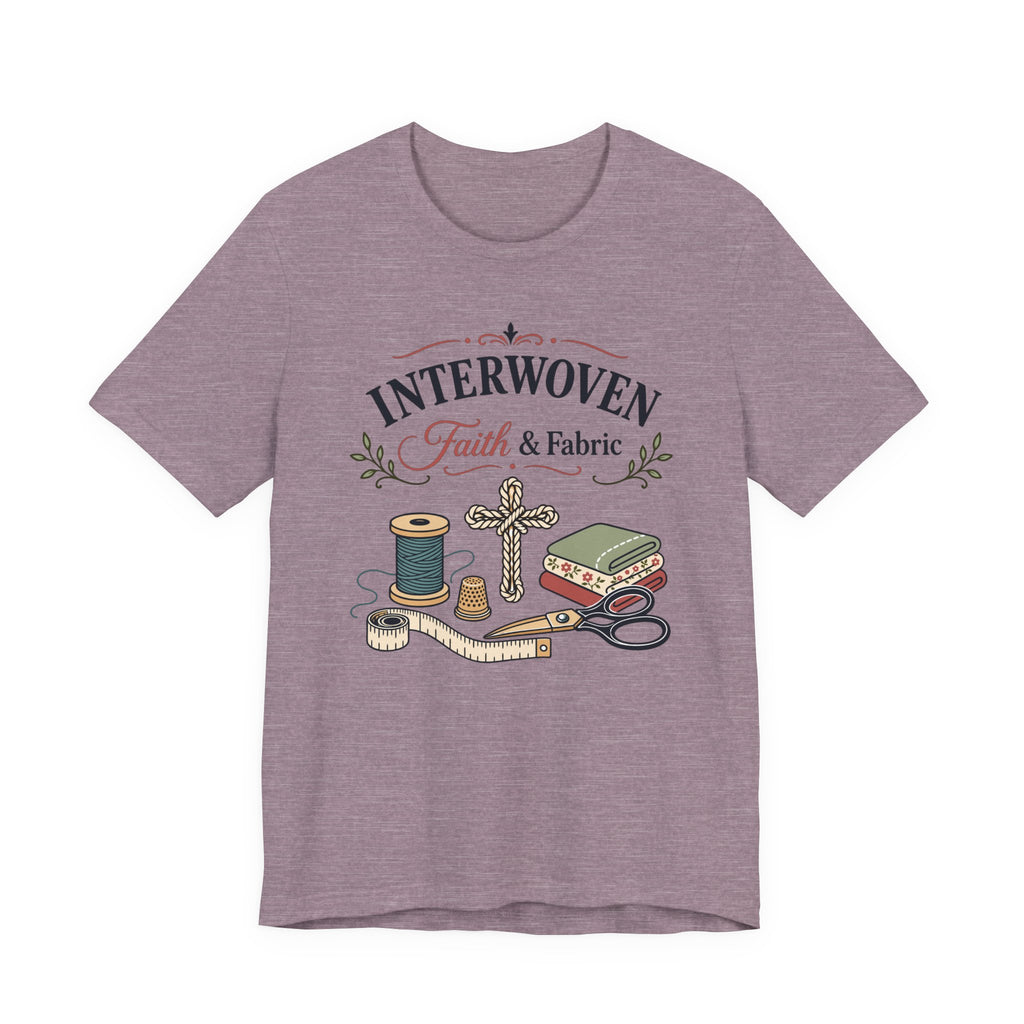 Interwoven Faith & Fabric (Christian Sewing Tee)