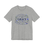 Even in Chaos His Grace Finds Me (Christian Botanical Sewing Tee)