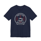 Prayer Coffee Knit Repeat (Christian Knitting Tee)