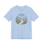 Walk in Faith (2 Corinthians 5:7  Botanical Block Print Tee)