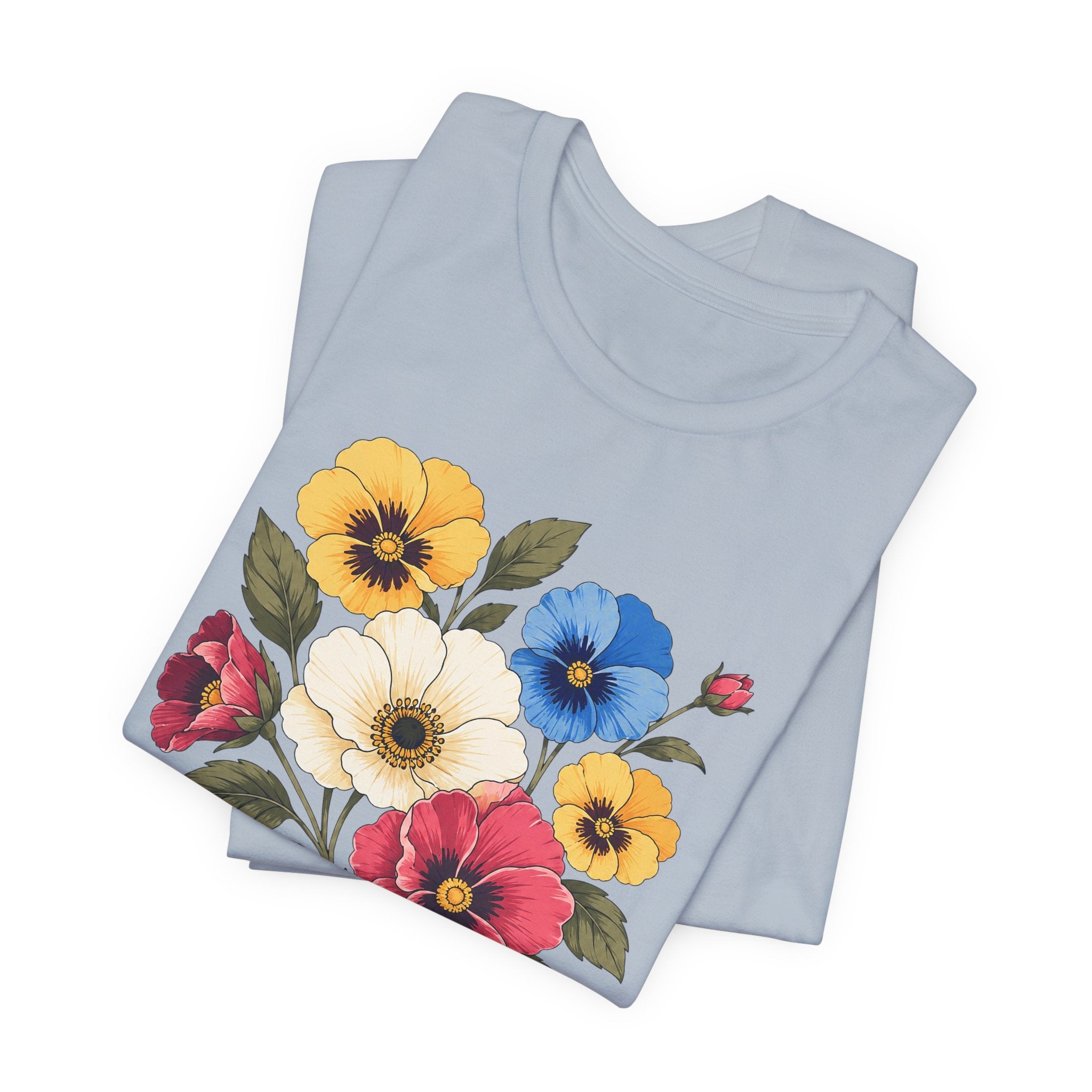 Growing In Grace (Floral Christian Tee)