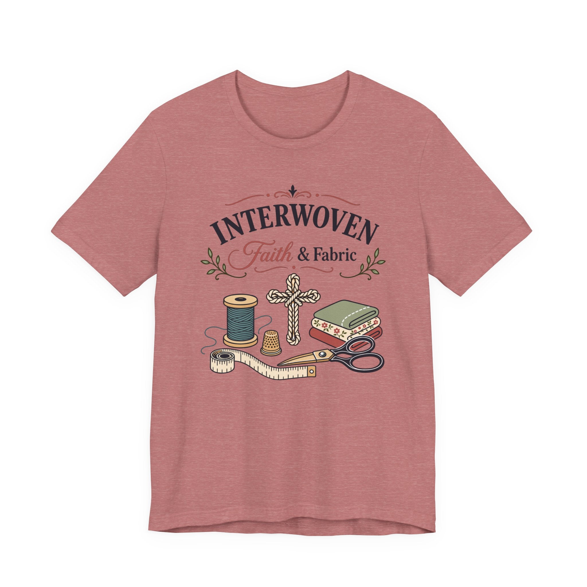 Interwoven Faith & Fabric (Christian Sewing Tee)
