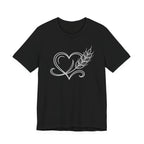 Heart Wheat (Love Baking Tee - Dark Colors)