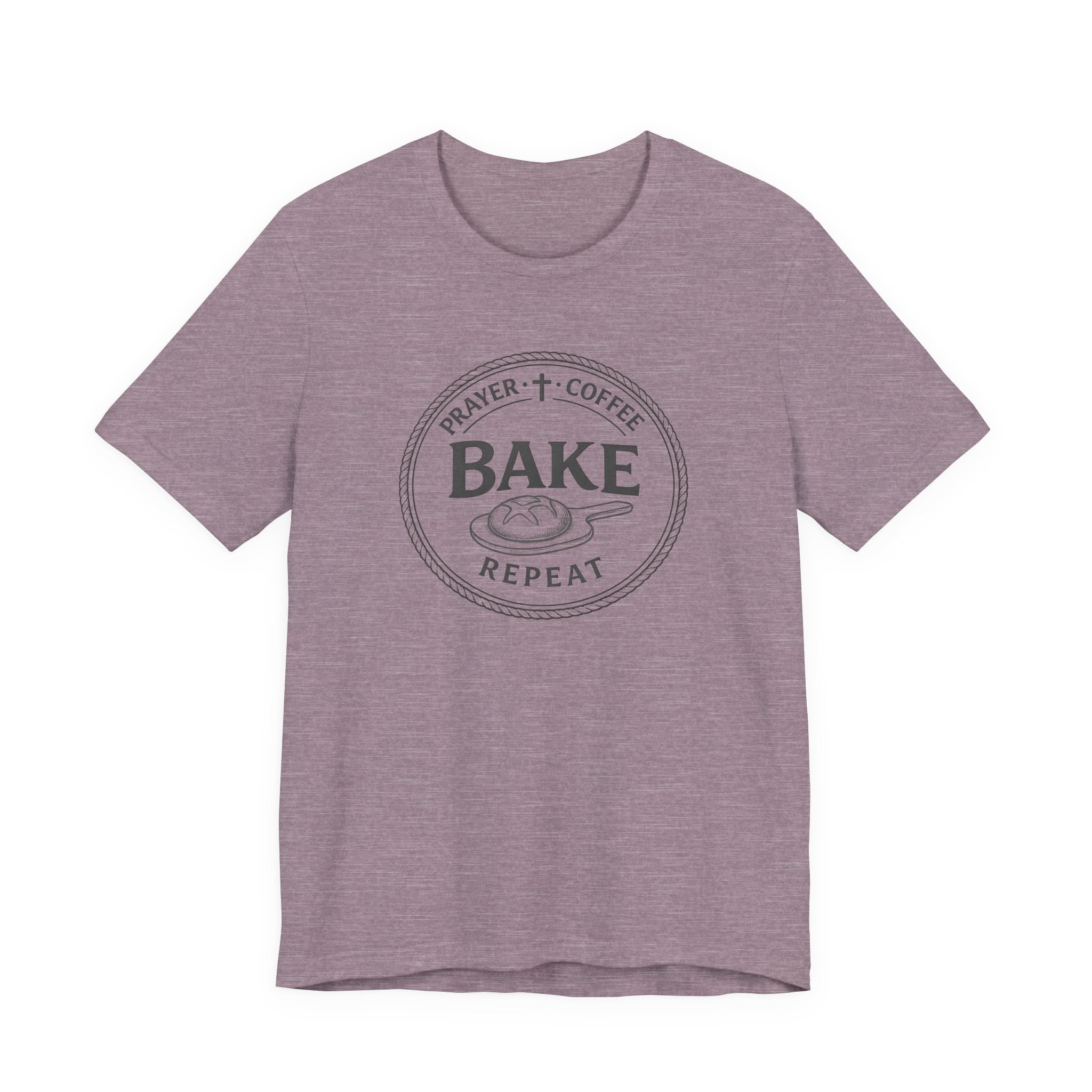 Prayer + Coffee + Bake + Repeat (Christian Tee)