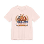 Freedom Rises Here (Patriotic Baking Tee)