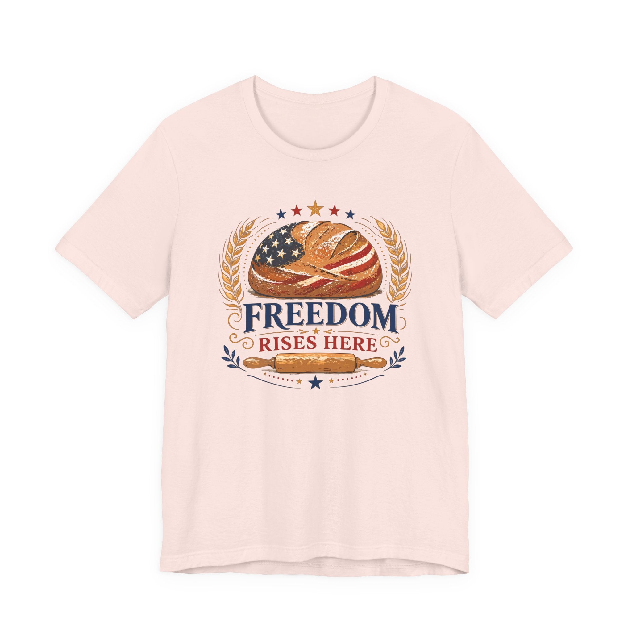 Freedom Rises Here (Patriotic Baking Tee)