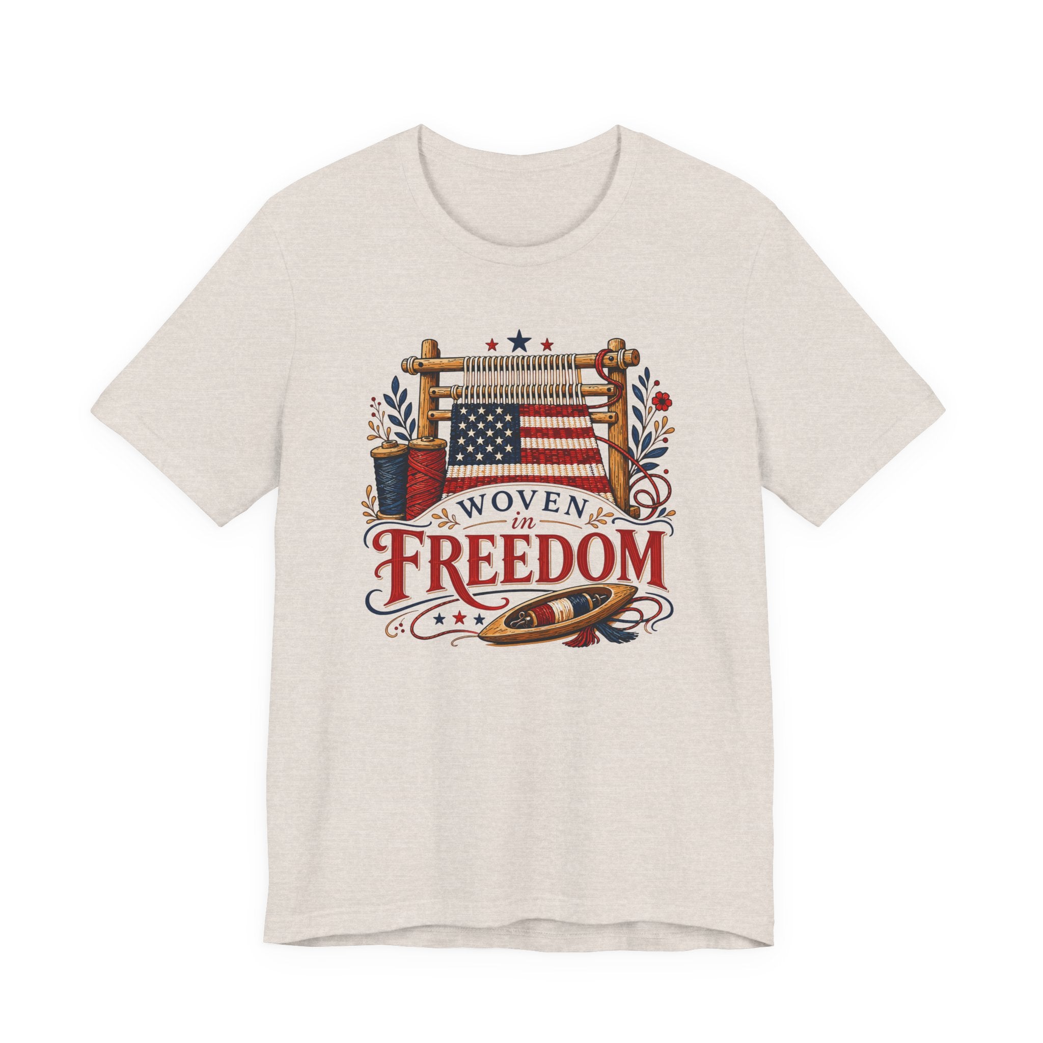 Woven In Freedom (Patriotic Weaving Tee)