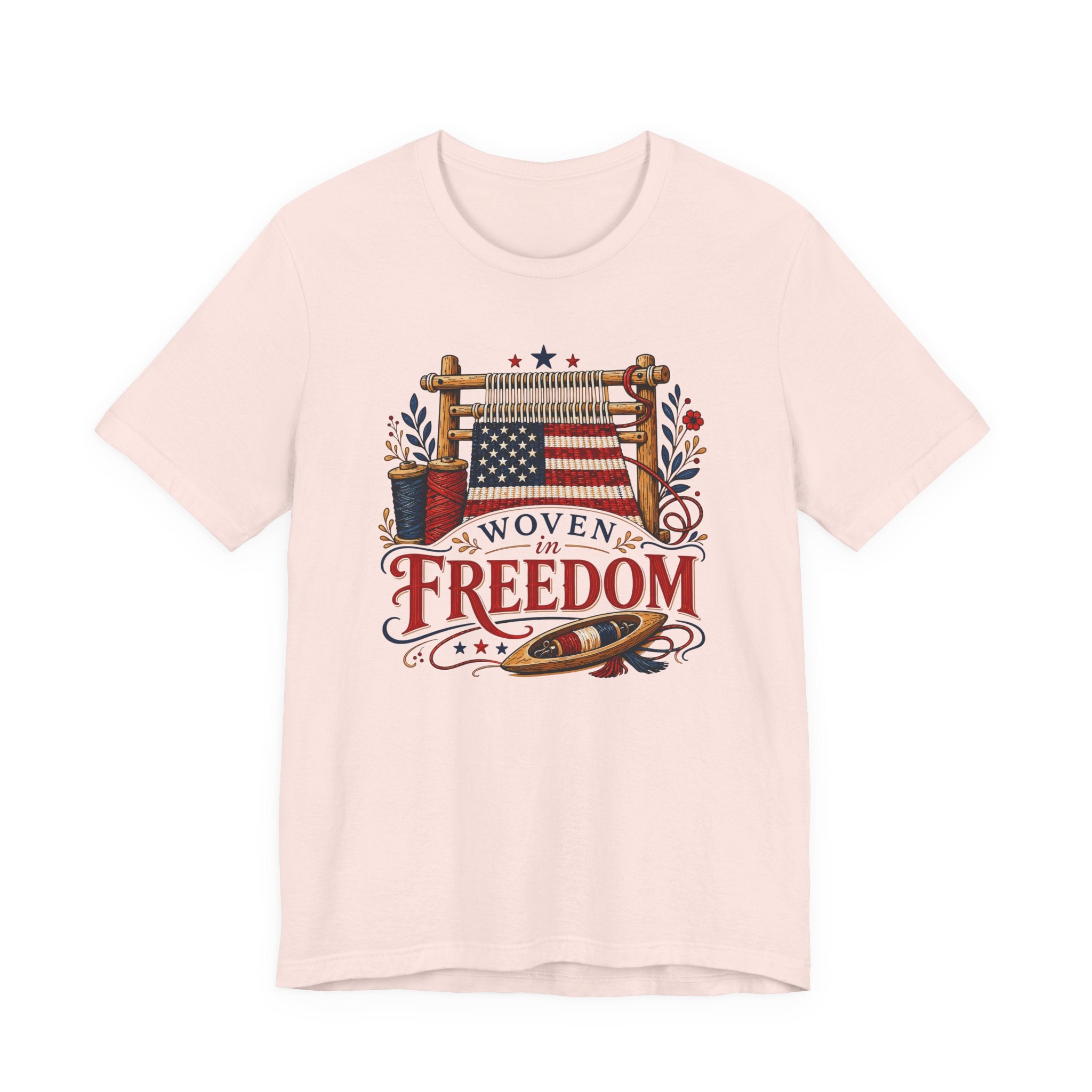 Woven In Freedom (Patriotic Weaving Tee)