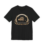 Knitted by His Design (Knitting Lovers Christian Tee - Dark Colors)