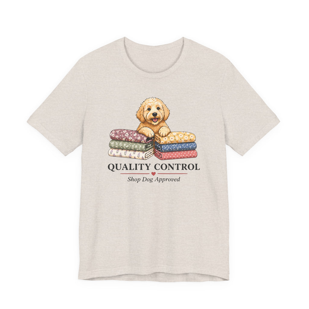 Quality Control - Shop Dog Approved (Puppy Sewing Tee)